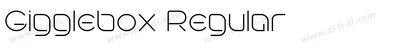 Gigglebox Regular字体转换 Gigglebox Regular字体转换
